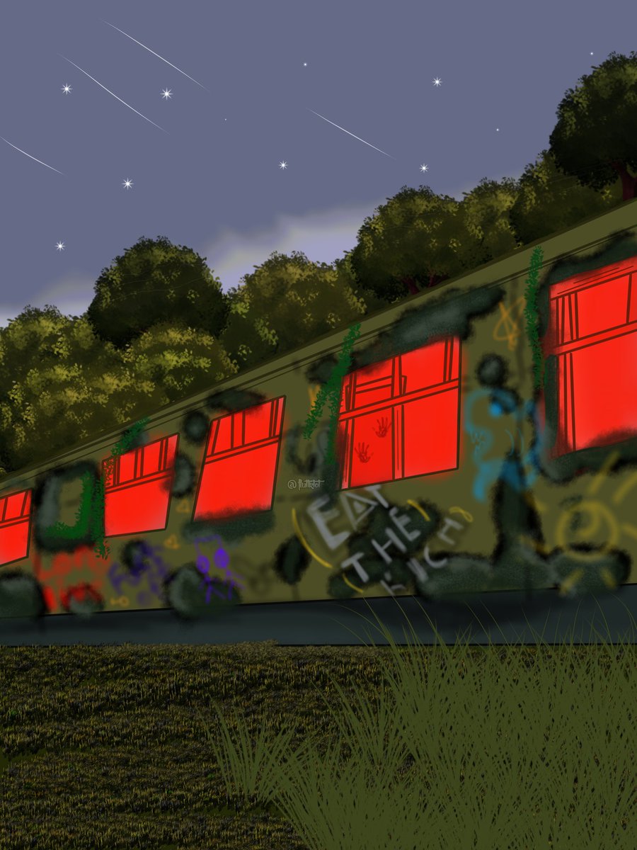 fluttrtot's tweet image. #abandonedtrain #train #arttwt
