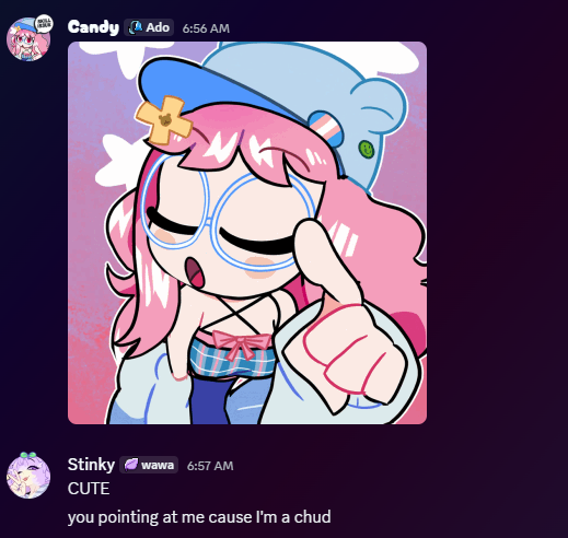 Candy tweet media