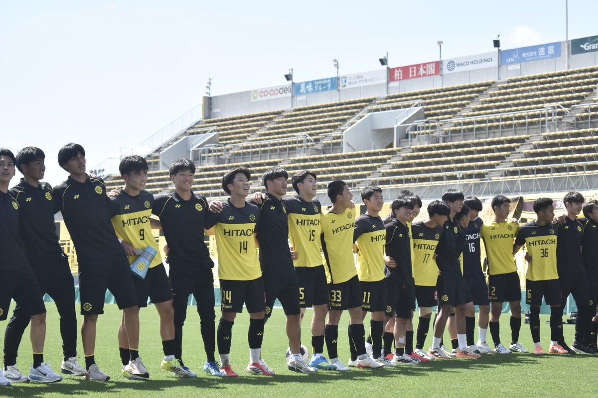 🟡柏レイソルU-18⚫️ スタジアム開催となった青森山田高校戦、#巻渕彪