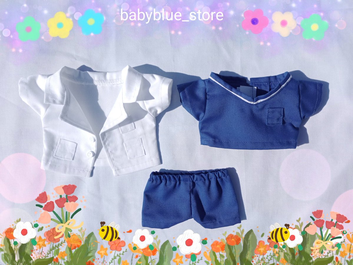🌻🎐#babybluestore🌻🌱

🏥 #ชุดตุ๊กตา 10/15/20cm ⏲️🧪

👨‍⚕ชุดคุณหมอ👩‍⚕
🥼เสื้อกราวน์สีขาว 179 ฿
👕เสื้อสครับน้ำเงิน 140 ฿
👖กางเกงน้ำเงิน 80 ฿
💵 1 SET 389 ฿

📮 ส่งฟรี ลทบ (ems+20)

💌 สั่งซื้อ DM ค่า ☺💙🩵🤍

#ชุดตุ๊กตา10cm #ชุดตุ๊กตา15cm #ชุดตุ๊กตา20cm #ตลาดนัดชุดตุ๊กตา