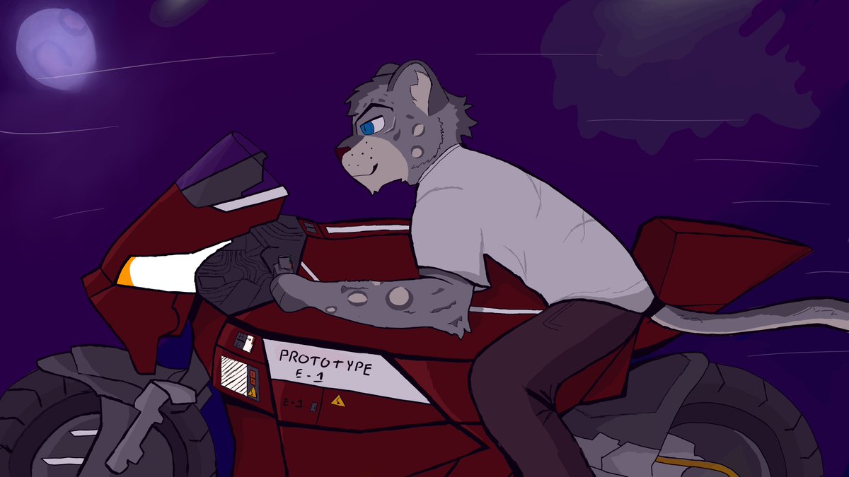 jaxsonpaul11's tweet image. #furryarwork #anthro
late night rides are the BEST