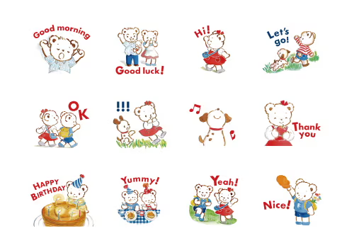 ふぁみりあ専用ページ ファミリアオリジナルLINEスタンプ・LINE絵文字好評発売中🍀 ▽一覧は
