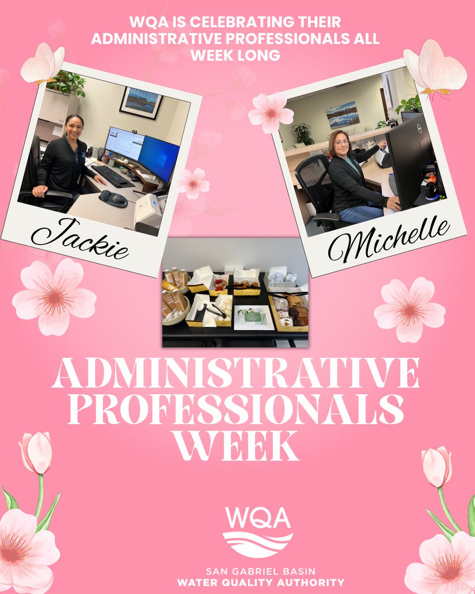 SGBWQA's tweet photo. 🌸 Celebrating Administrative Professionals Week! 🌸 Grateful for the dedicated team members who keep WQA running strong every day. Join us in thanking our amazing staff! 💐👏 #AdminProfessionalsWeek #TeamWQA https://t.co/2g09YV2SHL