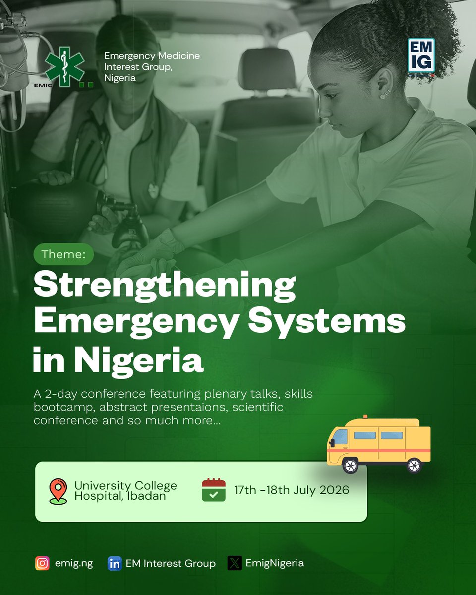 Emergency Medicine Interest Group Nigeria tweet media