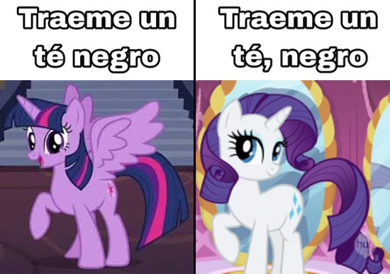 FilosofoGummy's tweet photo. La importancia de la coma. :v https://t.co/3kBGRyJg3t