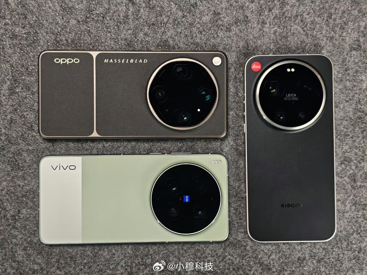 ayansonunigam's tweet image. ✅Xiaomi Mi 17 Ultra : 1.5K📱
6800mAh🔋+ 90W ⚡ + 50W wireless 

✅Vivo X300 Ultra : 2k📱
6600mAh🔋+ 100W ⚡ + 40W wireless 

✅OPPO Find X9 Ultra : 2K📱
7050mAh🔋+ 100W ⚡ + 50W wireless 

Which Combo will You Prefer❓
#vivo #OPPO #Xiaomi