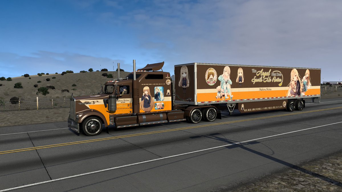 KiritoTrucker's tweet image. Good Morning😎🌸🦅🦾🚂

@SCSsoftware 
#AmericanTruckSimulator 
#ATS 
#Kenworth 
#W900L 
#itasha 
#お隣の天使様にいつの間にか駄目人間にされていた件
#OtonarinoTenshisama
#椎名真昼
#BestCommunityEver