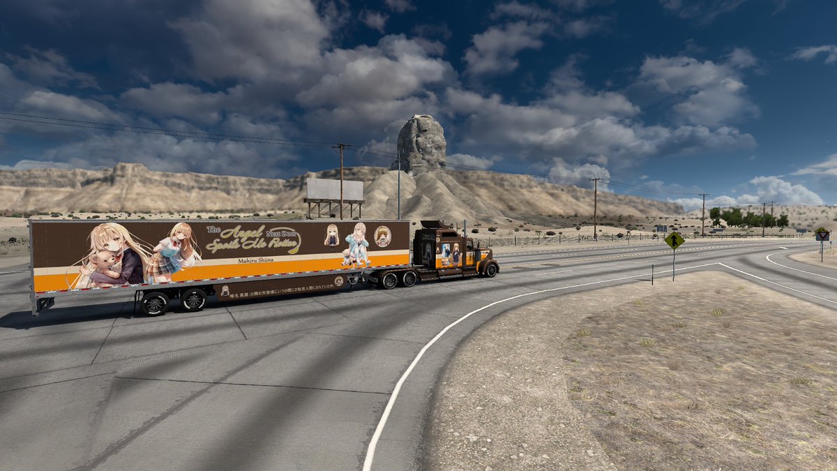 KiritoTrucker's tweet image. Good Morning😎🌸🦅🦾🚂

@SCSsoftware 
#AmericanTruckSimulator 
#ATS 
#Kenworth 
#W900L 
#itasha 
#お隣の天使様にいつの間にか駄目人間にされていた件
#OtonarinoTenshisama
#椎名真昼
#BestCommunityEver