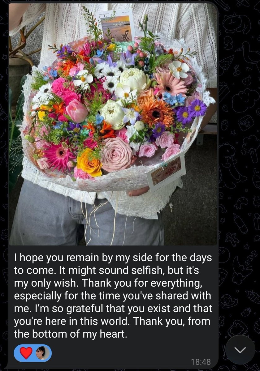 qcntiq's tweet photo. ㅤ
𝑶𝒔𝒆𝒂𝒏𝒂’𝒔 𝑮𝒂𝒍𝒍𝒆𝒓𝒚
🌺🌻🌼🌷🪻⚘️
 
Buket bunga di bulan ke-4 sudah terupdate. Request ke pacarku minta bunga yang colorfull karena lebih suka yang colourfull! Apalagi bulan ke-4 ini agak nano nano ya hehehe. Makasih ya sayang @jvocker 🤍🤍
ㅤㅤㅤ https://t.co/pIaTXHY0YL