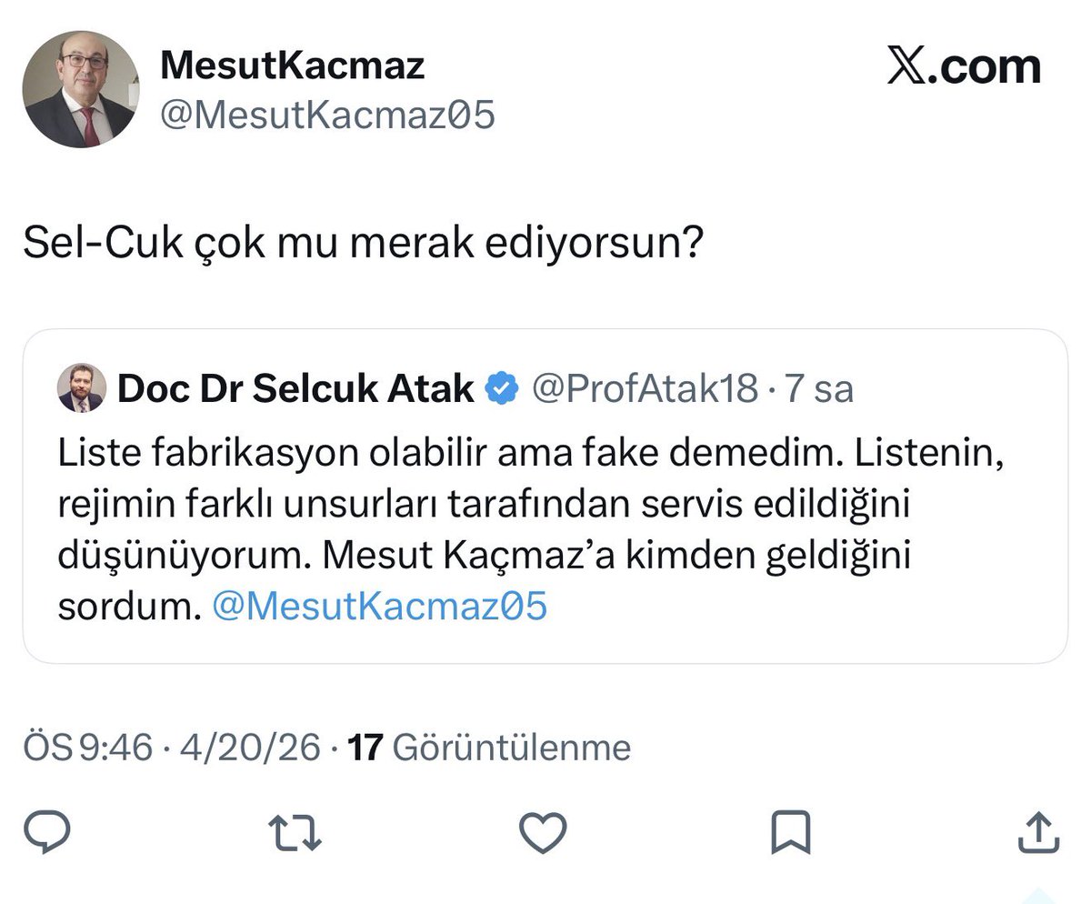 Doc Dr Selcuk Atak tweet media