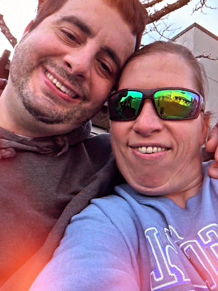 Me and my new fiance Michael my boyfriend Michael love you babe