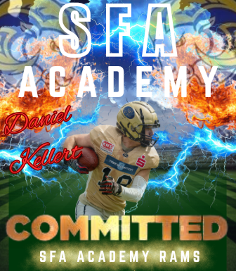 DanielKellert23's tweet photo. I am blessed to announce that I am committed to SFA Academy and will be attending school there for the next 1–2 years.
Huge thank you to @SFACoachMartin &amp; @CoachKen17  for making this possible and to my family for supporting me every step of the way.
#AGTG https://t.co/kpBxfHzkT5