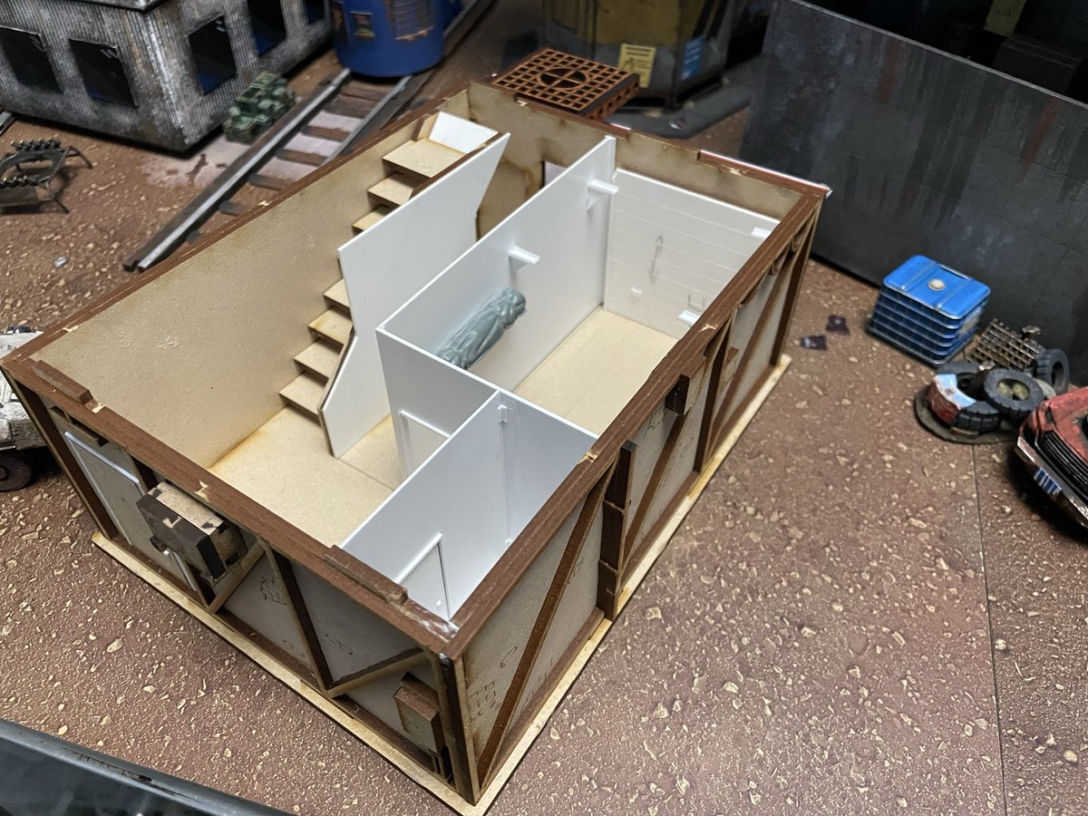 MarshalSigma7's tweet photo. Working on my next building, went as far as to put in interior walls. Doing the first floor alone took all day. https://t.co/reO15x2I2g