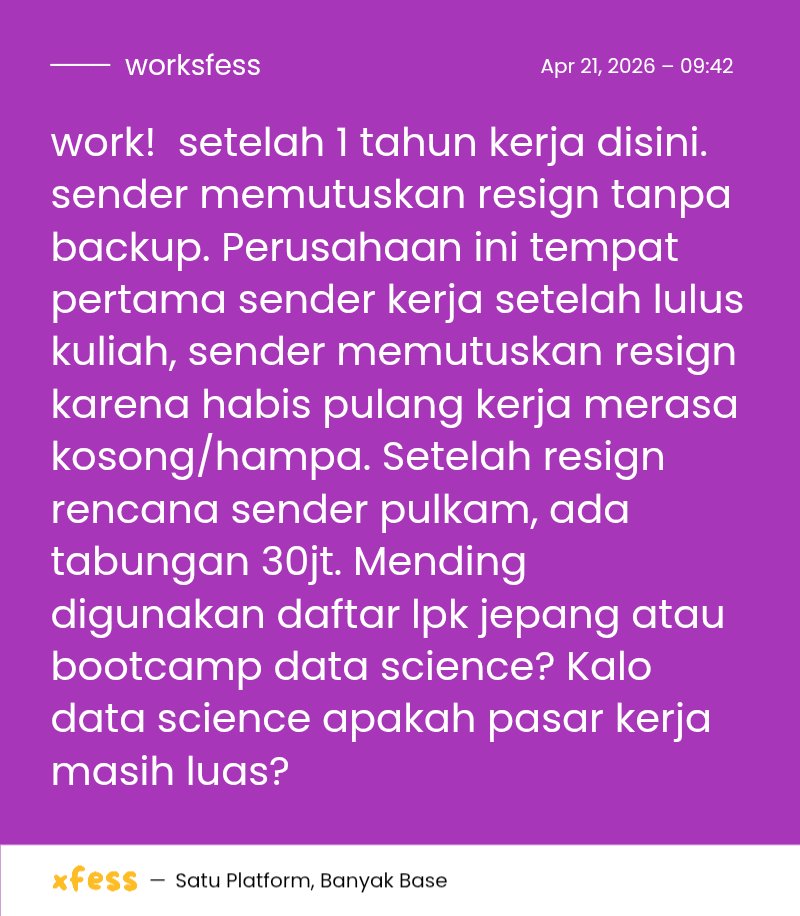 WORK tweet media