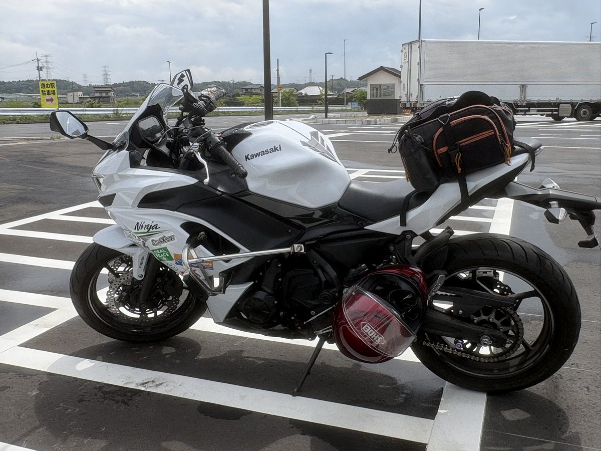 彩ママ＠Ninja650 2020 パールブリザーブドホワイト tweet media