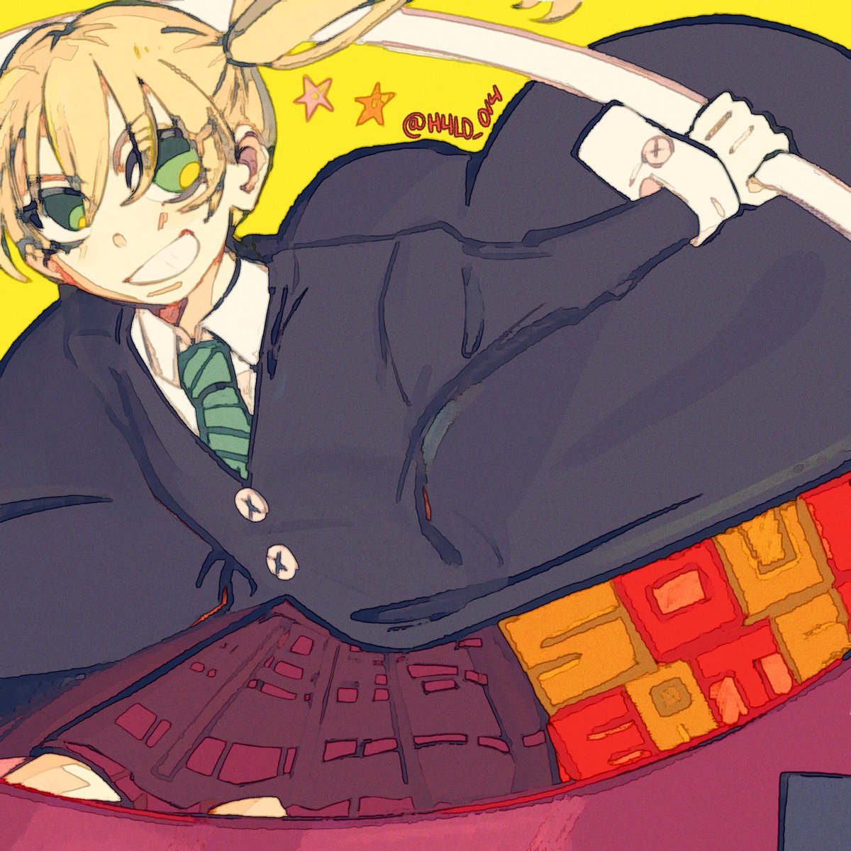 H4LO_014's tweet photo. [#SOULEATER] Maka Albarn https://t.co/sLFGrx0KIm