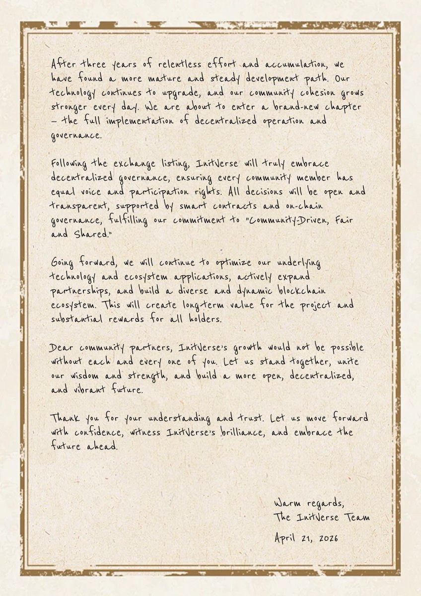 InitVerse tweet media