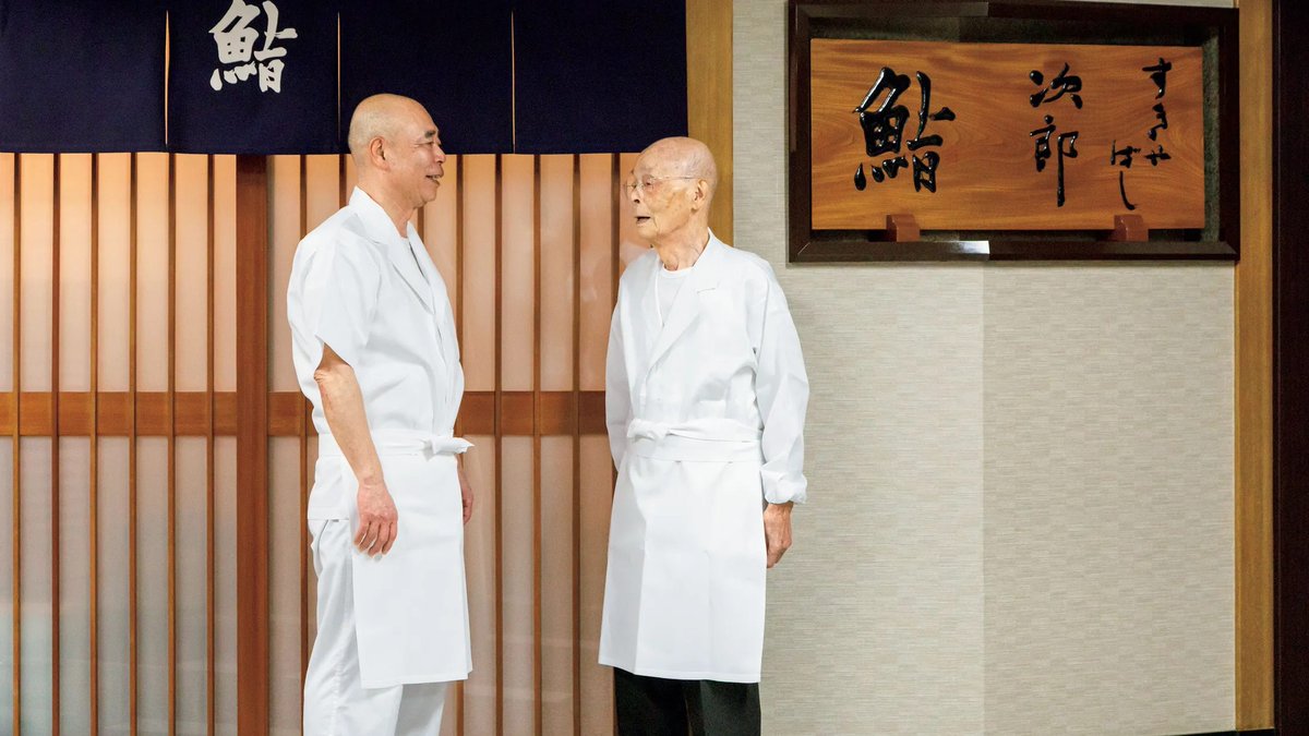 現在100歳の父 #小野二郎 から長男・禎一へ。「#すきやばし次郎」の世代交代と継承をフードコンサルタント胡家雯が聞く。 https://t ...
