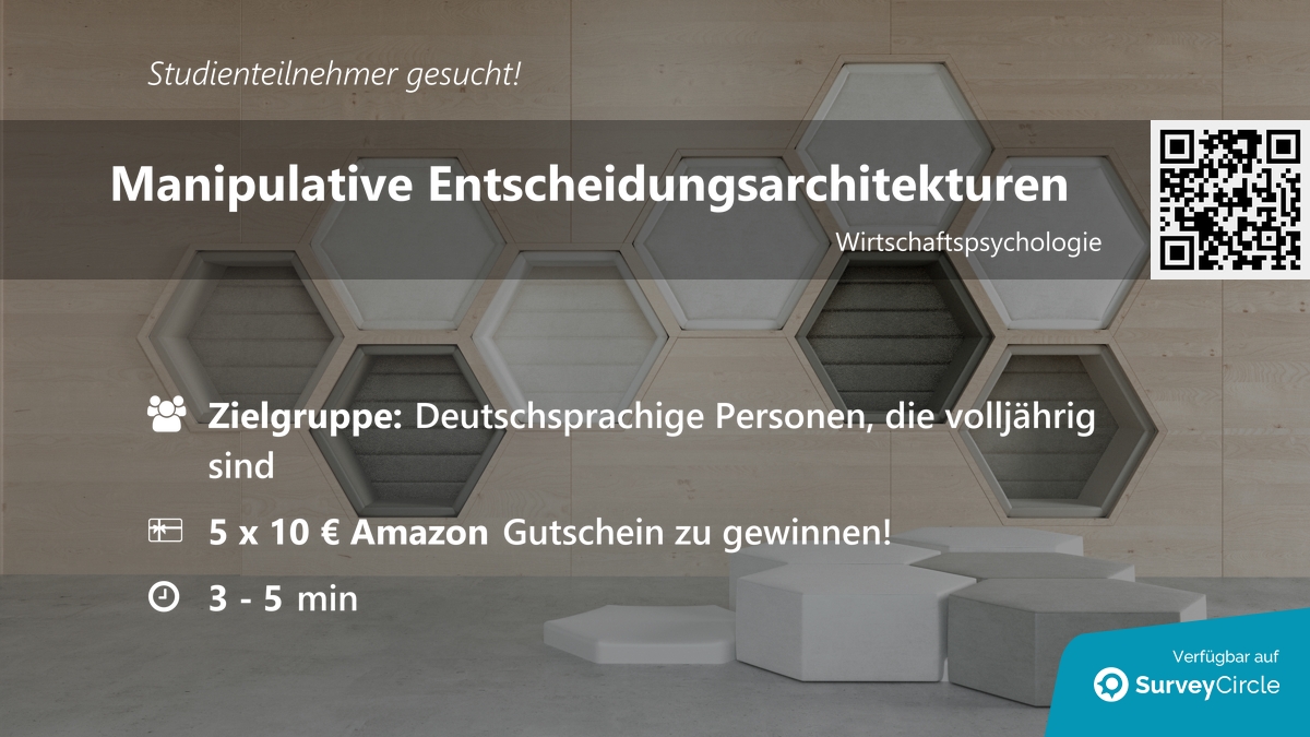 daily_research's tweet photo. Teilnehmer für Online-Studie gesucht!

Thema: "Manipulative Entscheidungsarchitekturen" https://t.co/UZ2VgrRejH via @SurveyCircle

#DarkPattern #konsumentenentscheidungen #nudge #wahrnehmung #UxDesign #umfrage #surveycircle https://t.co/lOQNEFL2Uk