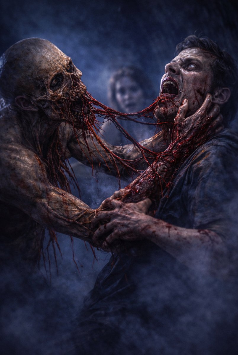KalenMourn's tweet photo. Some things don’t die.
They learn how to feed different.

#KalenMourn #HorrorBooks #ZombieHorror #DarkFiction #Apocalypse #Undead #IndieAuthor #BookTok #ReadersOfX https://t.co/EZBsvEeUDU