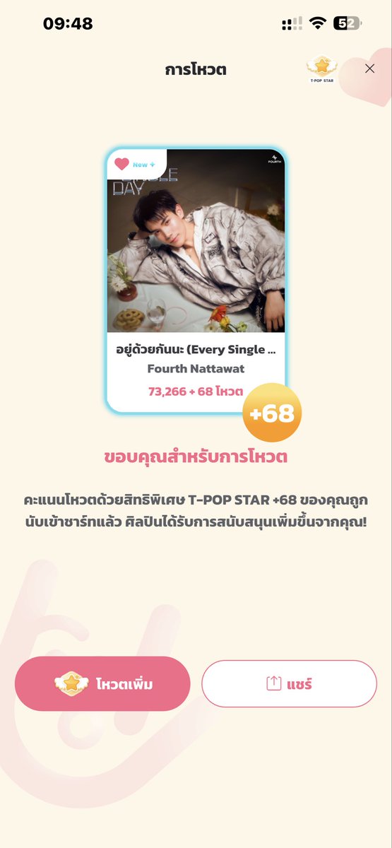 lovefourth3000's tweet image. โหวตก่อนไปทำงาน 

#StreamForFourth #VoteForFourth 
#EverySingleDayFOURTH
 #Fourthnattawat #โฟร์ทณัฐวรรธน์