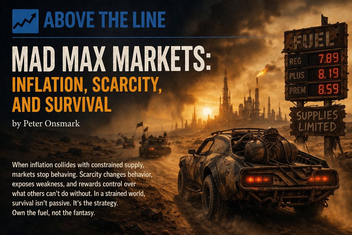 Ponsmark's tweet photo. ABOVE THE LINE: Mad Max Markets - Inflation, Scarcity, and Survival https://t.co/GL4PgX8ReL

A production running comfortably on time and money can absorb a surprising amount of waste. https://t.co/Hi6ERsPedd