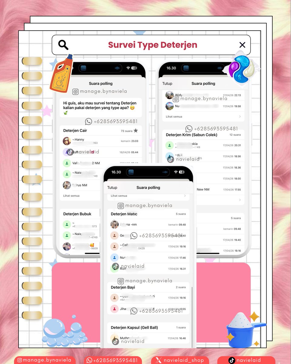 Navie || Jasa Isi Sebar Kuesioner tweet media