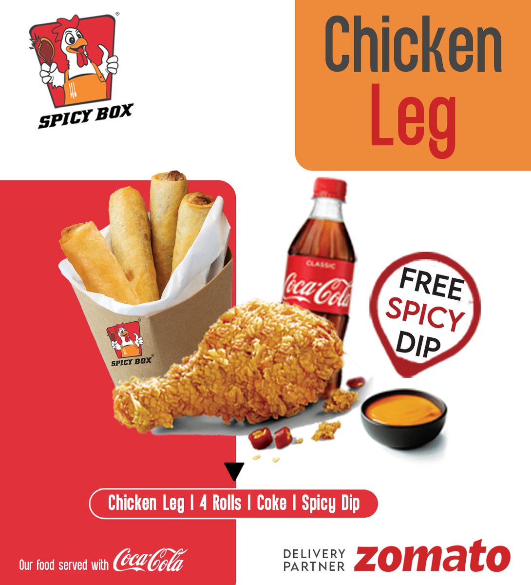 FOODBOXSPICY's tweet image. crispy, crunchy, and incredibly flavorful chicken Leg.
We are available for online orders Exclusive on ZOMATO
zomato.onelink.me/xqzv/fjzbbndj
#SPICYBOX #chickenwings #popcorn #wings #chickenlegs #Franchise #Dileepreddy #friedchicken #tastyfood #stripes #FIREWINGS #FIREPOPCORN #spicywings