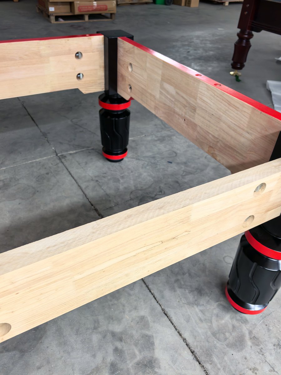 WangYao55632's tweet image. A pool table is more than just a piece of furniture; it embodies our meticulous craftsmanship and thoughtful design.🥳#pooltable #craftsmanship #billiardtable #snooker