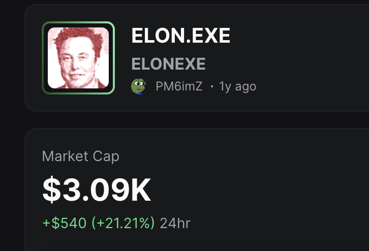 AgixCloud's tweet photo. @johndogwater og $elon.exe
deployed 1yr ago 

CA: CcRhQx1qxgxzUf8d3b1QgVE4xqfndGXWgjeUDPuipump https://t.co/vjTS3KLxFQ