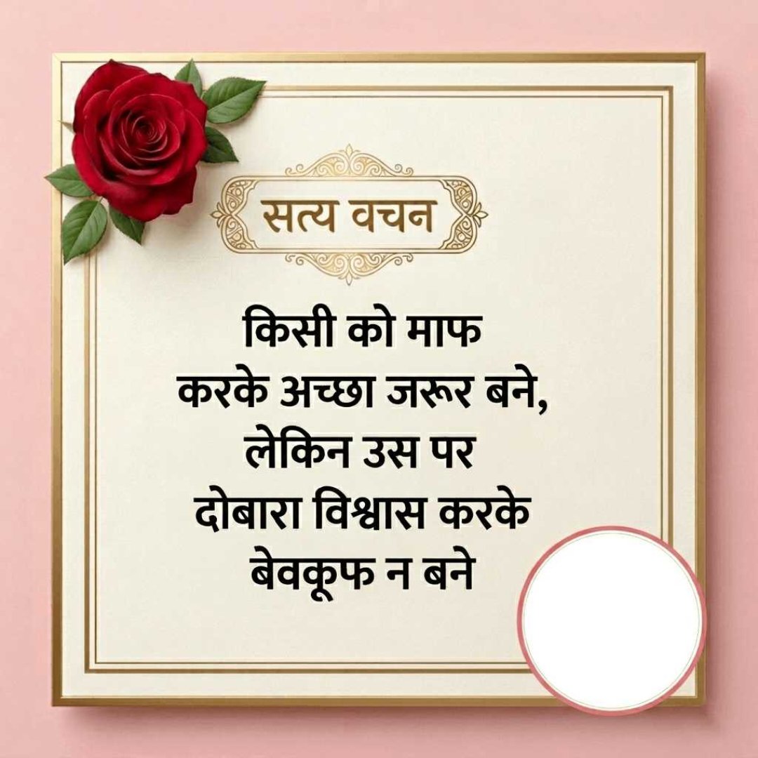 NamoTvBharat's tweet photo. कोट्स!
#namotvbharat #motivation #motivationdailyquotes #motivationdaily #suvichar #updesh #Anmol #anmolvachan #anmolvichar #अनमोलवचन #अनमोलविचार #indianarmy #bmw #premanandji #radhe #kelikunj https://t.co/gC3sVeoSYk