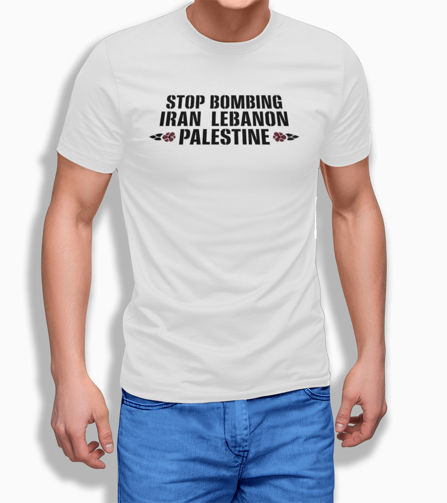 younesclothing's tweet image. Small question for the timeline: How do you feel about using fashion as a statement? This "Stop Bombing Iran Lebanon Palestine Poppy Flowers" tee from YounesClothing really resonates with me. younesclothing.com/product/t-shir…

#FashionWithPurpose #PeaceTees #YounesClothing