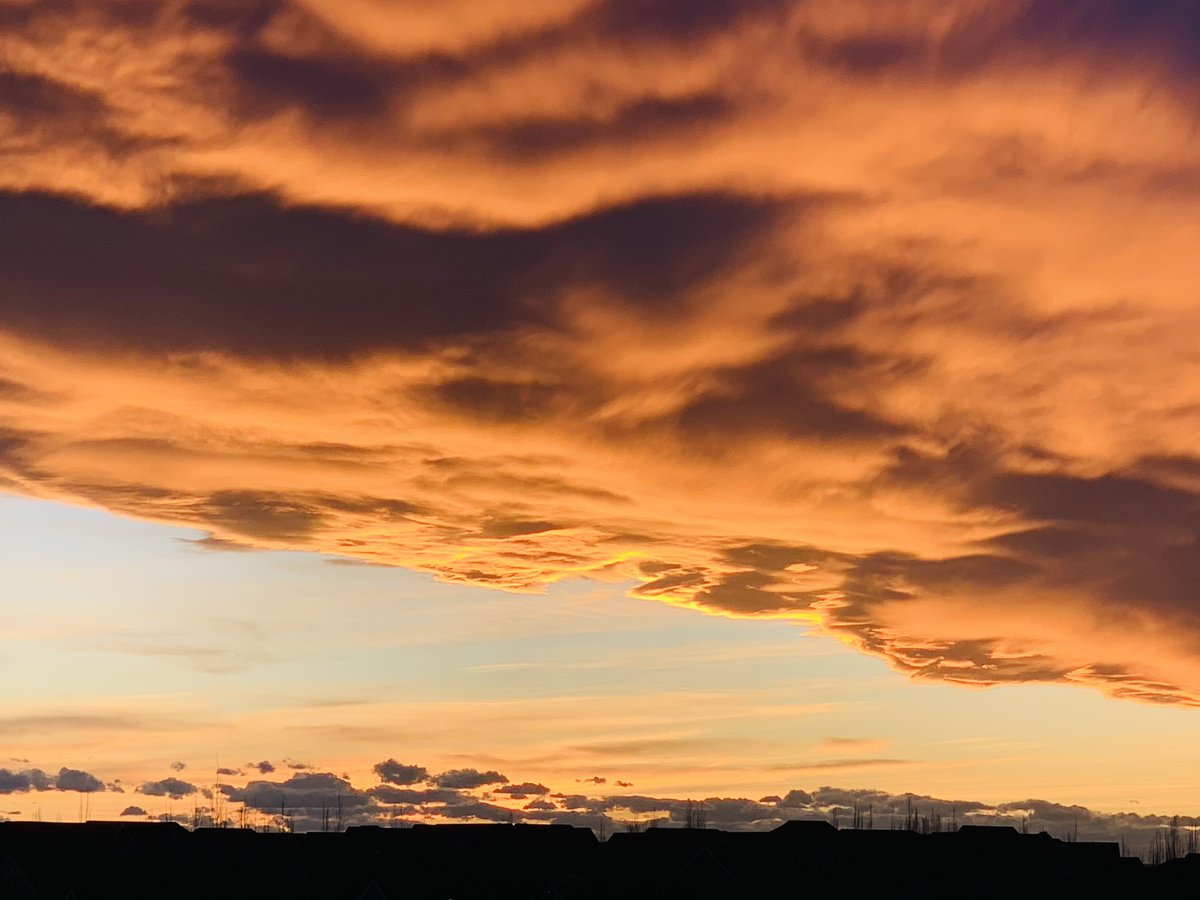 AnneWilkie52's tweet image. Another incredible Calgary sunset. ⛅️
Gotta love those Chinooks. 😊
#yyc #abstorm 
#sunset #chinook