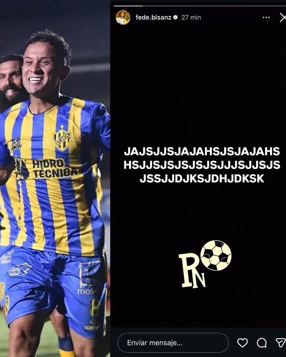 primeranacio's tweet image. 🌶️📲La historia de Federico Bisanz, tras el triunfo de #Atlanta en el clásico ante #Chacarita