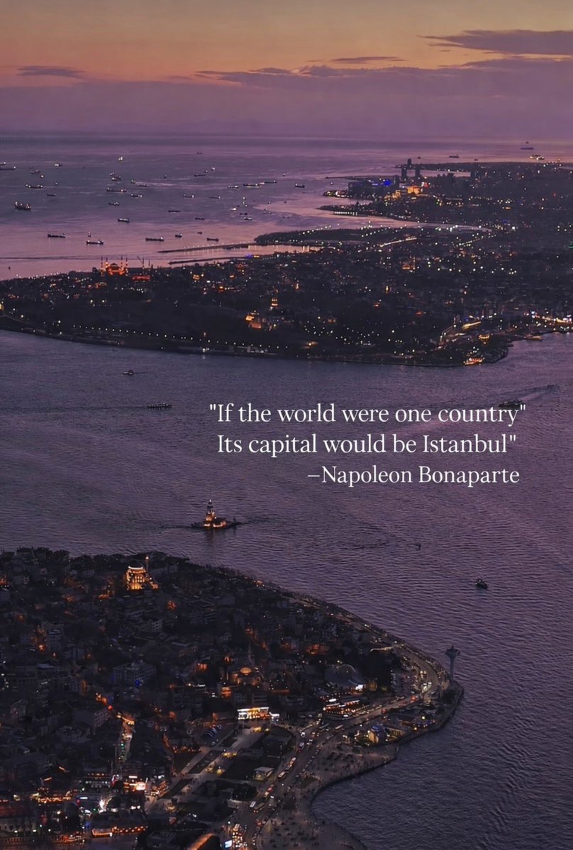The world has many cities. 
There is only one Istanbul.🇹🇷