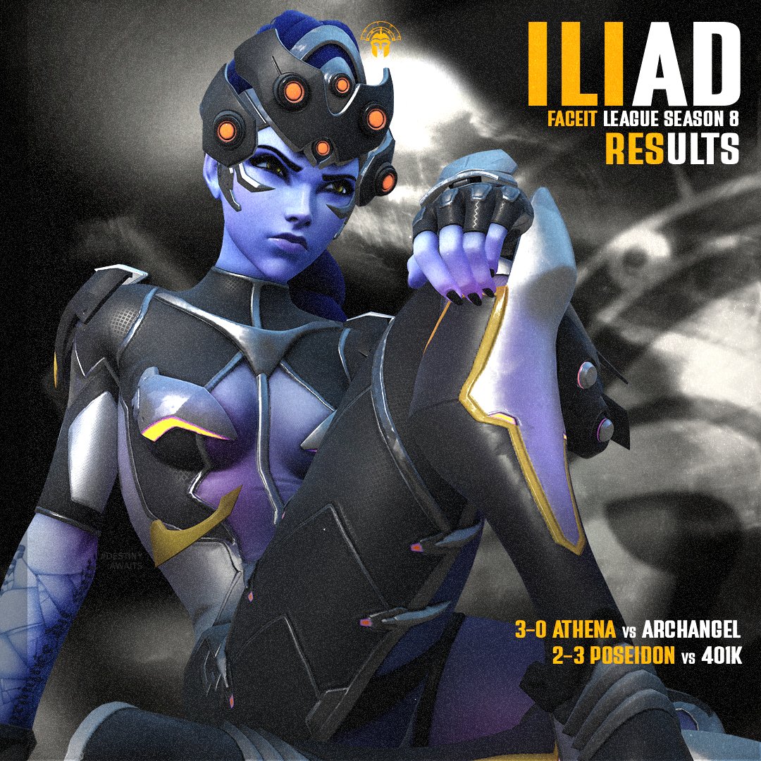 IliadEsports's tweet image. @FACEIT_OW  League S8 Results ⚔️

ATHENA hold strong with a clean 3–0 
POSEIDON fall just short in a 2–3 battle 

Both keep pushing forward.

#DestinyAwaits | #ILIADesports | #FACEIT_OW