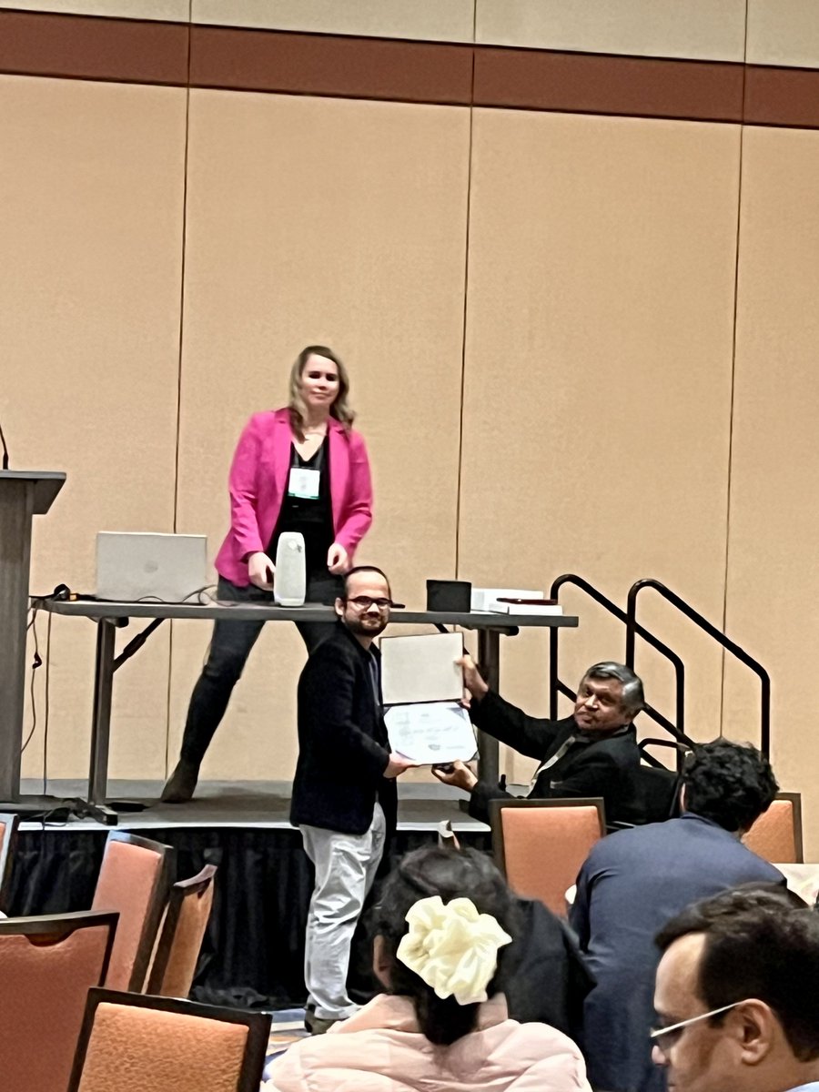 Shubham_Neuro's tweet image. Honored to have received 2nd Prize in the Shri K Mishra, MD Neurology Trainee Award from the Association of Indian Neurologists in America (AINA). 😇

#AINA #Stroke #Neurology #AAN2026 #Chicago #AAN #AANAM @AANmember @IndianNeuroinUS