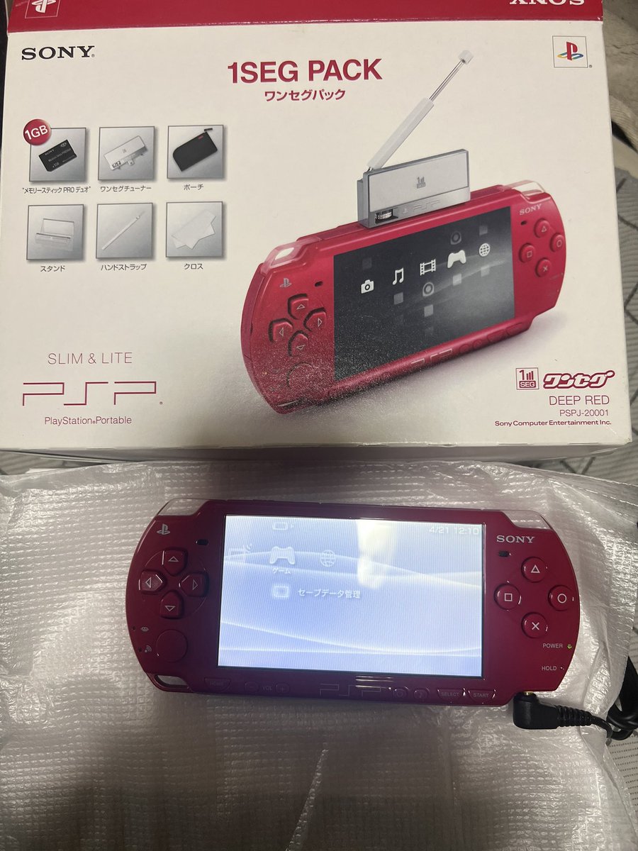yukimasa4529yu's tweet image. はい！キターーー！
SONY PSP 1SEG PACK未使用品！
稼働OK🆗
#SONY 
#psp