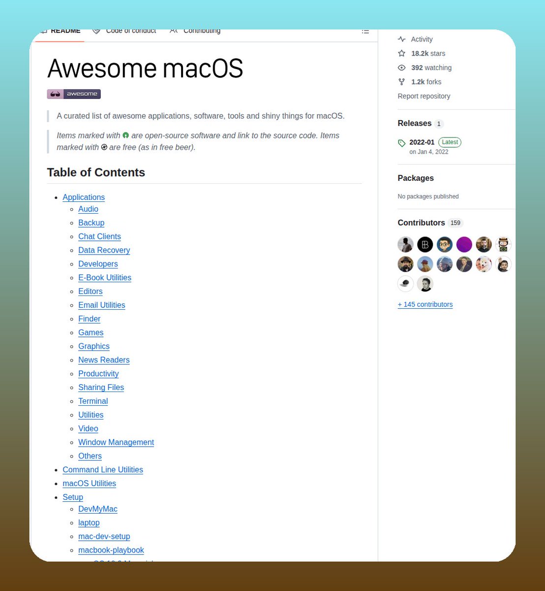 tom_doerr's tweet image. Curated list of awesome macOS applications and tools

github.com/iCHAIT/awesome…