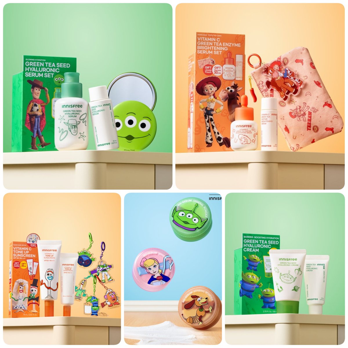 tdr_415's tweet image. ━━━━━━━━━━━━
#INNISFREE
「トイ・ストーリー エディション」
✎𓂃5月1日　販売開始

トイ・ストーリー5の公開を記念したINNISFREE限定エディションが登場⊹˚.
ウッディ、バズ、フォーキーなど人気キャラクターをあしらった可愛いコスメアイテムが数量限定でラインナップ⑅୨୧⑅

#Disney