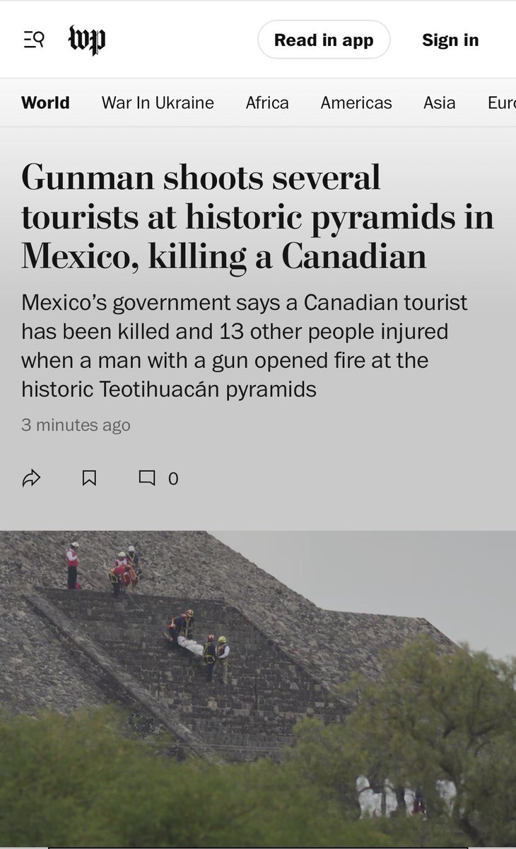 Vicente_Galvez's tweet photo. A 40 días de que inicie el Mundial de la @fifaworldcup_es el tiroteo en Teotihuacán es un golpe fuerte a la imagen de la seguridad en México. Los hechos han sido retomados a nivel mundial… 👇 https://t.co/a7Px8hr69K
