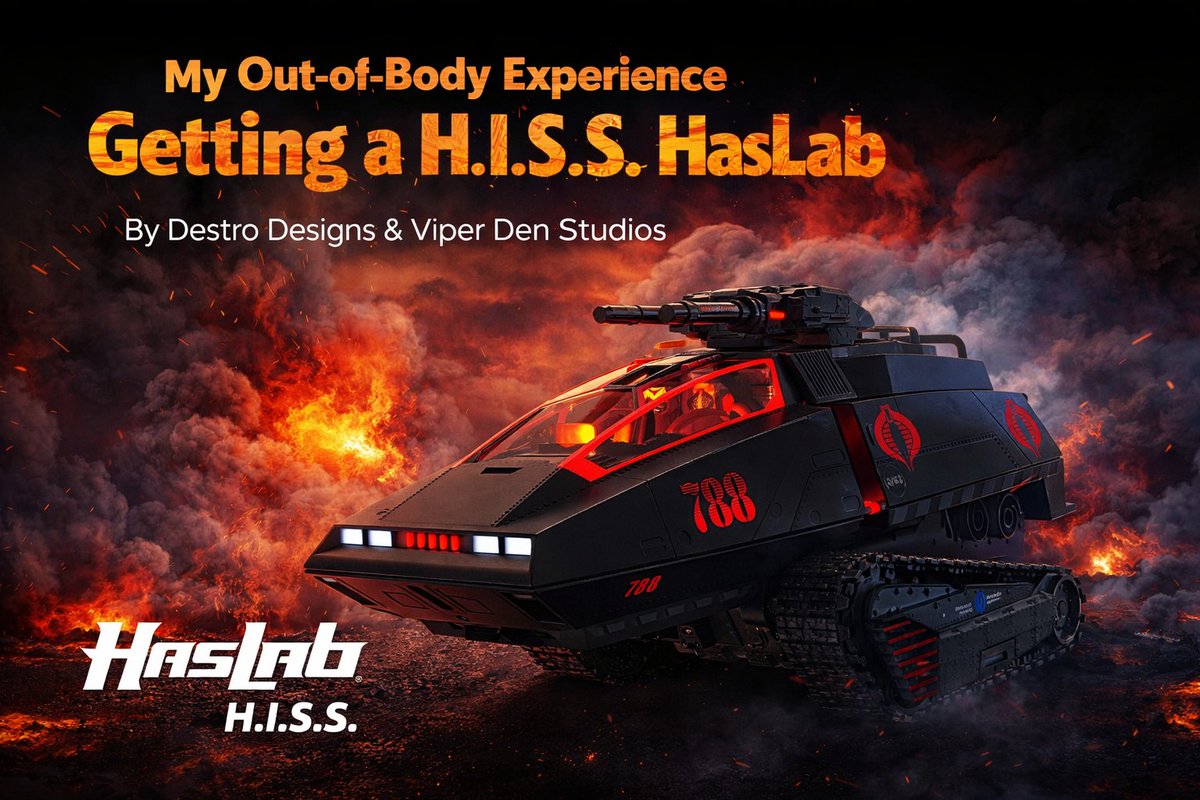 SerpentorsLairX's tweet image. My Out-of-Body Experience Getting a H.I.S.S. HasLab
#GIJoeClassified #GIJoe @destrodesigns 🔴🔴🔴🔴
serpentorslair.com/my-out-of-body…