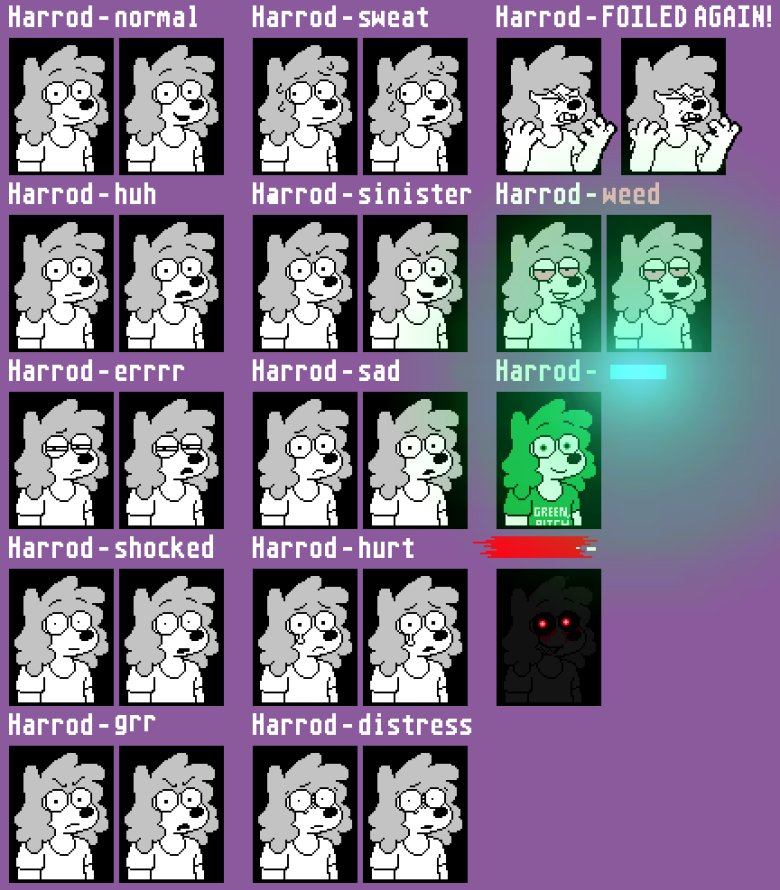 KonnorThe60010's tweet image. Harrod talk sprites! #undertale #normalsville @FreonCat