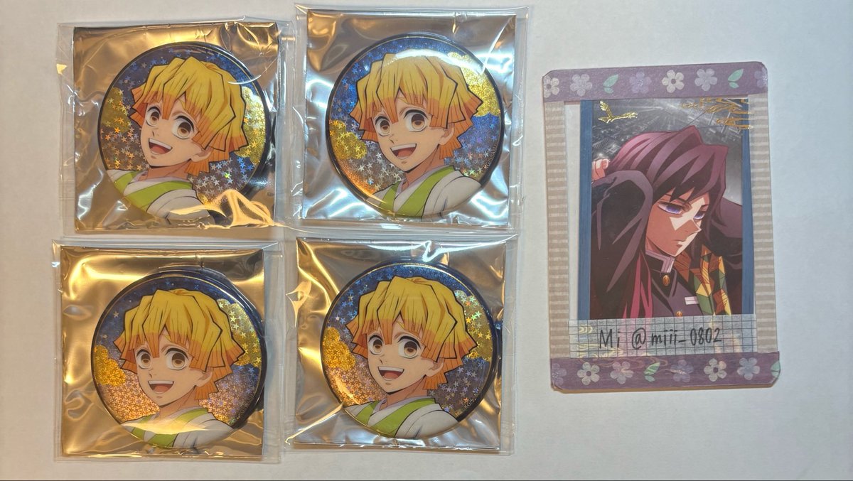 【買取】鬼滅の刃 ジャンプフェスタ 2026 ランダムホログラム缶バッジ

譲）我妻善逸

求）定価(＋送料)※大阪手渡し可

纏めての方優先させていただきます。FF様少ないため先送り可能です。お気軽にお声かけください🙇‍♀️