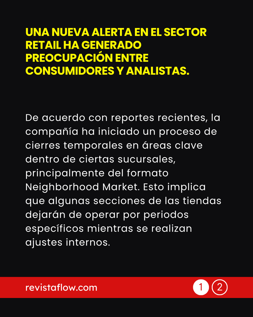 RevistaFlowMx's tweet image. Cambios en el retail 🛒⚠️: Walmart anuncia el cierre de tiendas en 2026, generando dudas sobre su impacto en empleados y consumidores 🔍

👉 Más detalles en los comentarios

#Negocios #Walmart #Economia #somosflow #noticias
