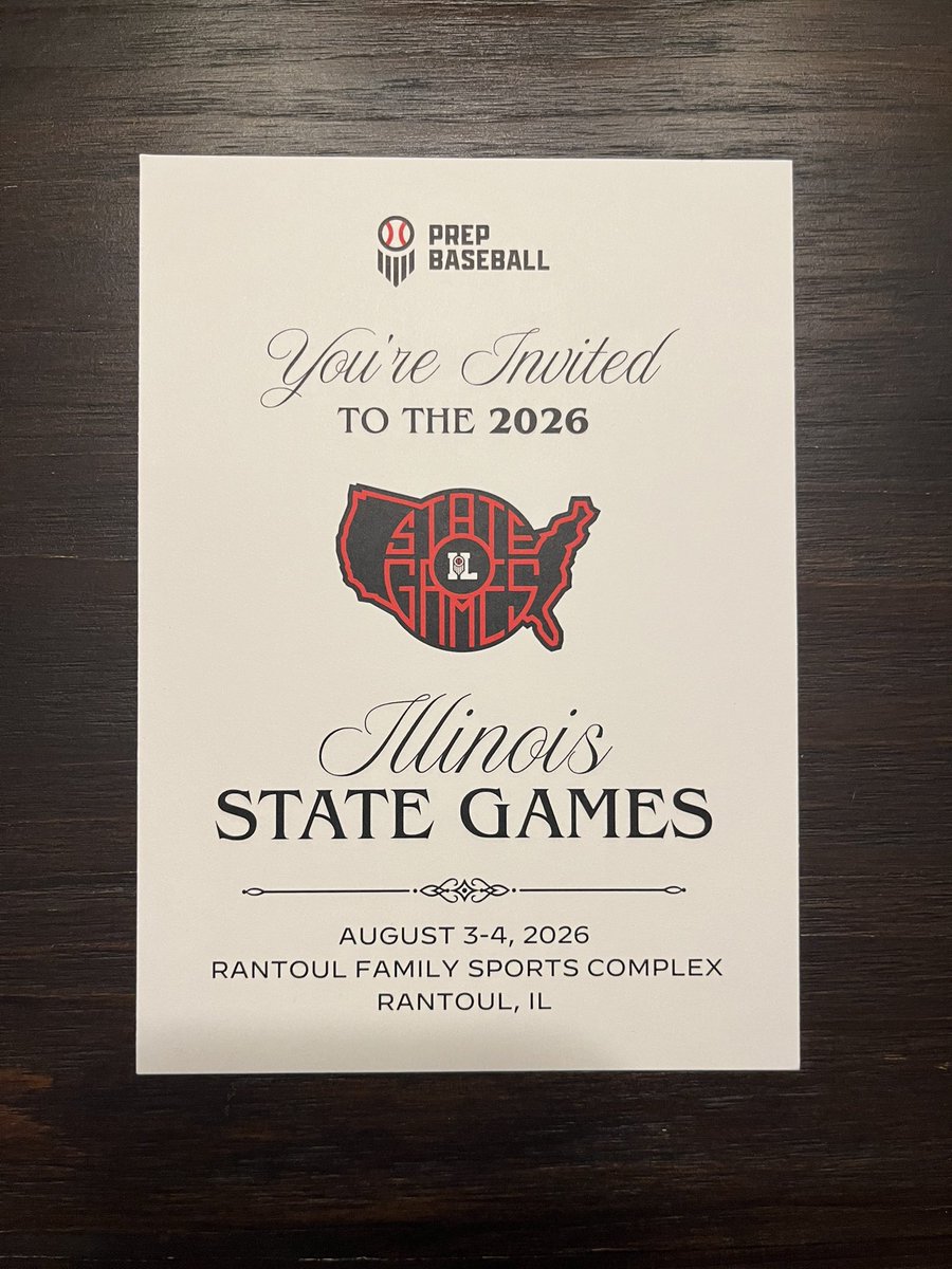 RyanSmith2029's tweet photo. Thank you @PrepBaseballIL for the invite to the 2026 Illinois state games!

@BHSHawkBaseball @WCHitDogRecruit   @WindyCityHitDog https://t.co/8i4NamrTtY