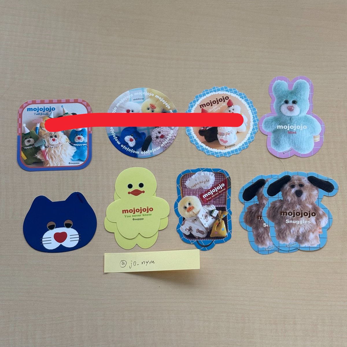 j0_nym's tweet image. mojojojo バズコレ ステッカー シール

譲:5,6,7,10,11
求:1,3,8,14

都内手渡し・郵送(普通郵便またはYahooフリマ交換)にて交換希望です。
よろしくお願いいたします🙇🏻‍♀️

#mojojojo