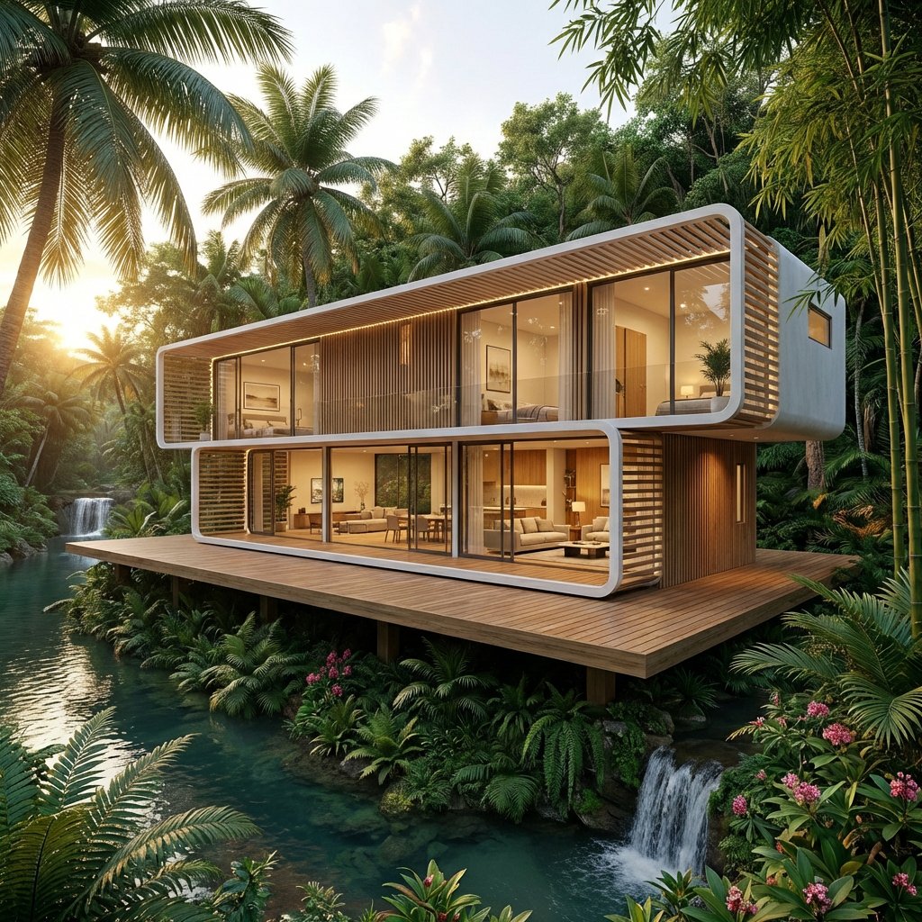 GoodyoBath's tweet image. 🌿 Dream modern prefab home surrounded by nature? 🏡✨ Your perfect tropical escape awaits. For more info click here: goodyobp.com/pages/prefab-h… #prefabhouse #modernliving #naturehome #royo