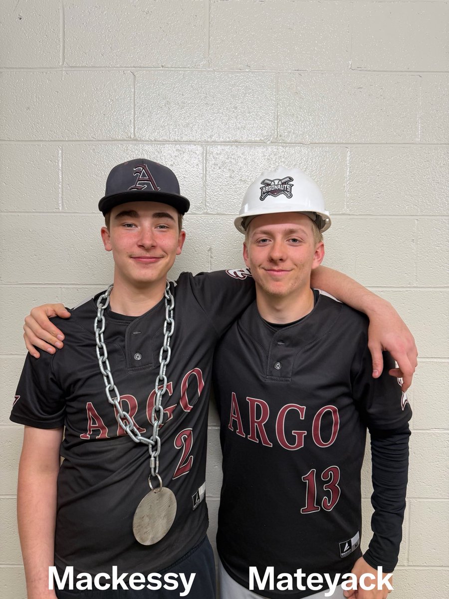 argobaseball's tweet image. We got back in the win column defeating Eisenhower 10-3 w/ a team effort.  M. Mateyack threw 6.1 IP/ER/6Ks for the W. 

A balanced hit attack was led by:
S. Forston: 4-5/2R/2RBI
B. Mackessy: 3-5/5RBI
J. Quinlan: 2-4/2R/RBI
C. Sanders: 1-3/2R/RBI

Game 2 at home tomorrow. #COG