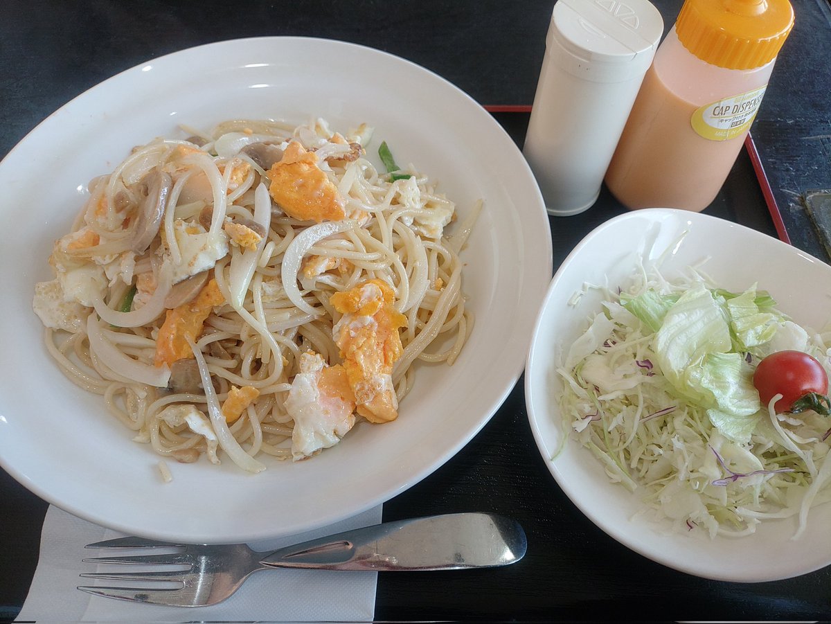 今日のランチは…

タマスパ950円😋😋😋

#東御市
#ニューフライパン